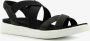 ECCO Yuma leren dames sandalen zwart Extra comfort Memory Foam - Thumbnail 4