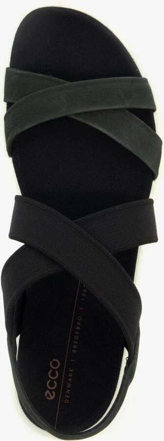 ECCO Yuma leren dames sandalen zwart Extra comfort Memory Foam