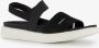 ECCO Yuma leren dames sandalen zwart Extra comfort Memory Foam - Thumbnail 5