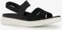 ECCO Yuma leren dames sandalen zwart Extra comfort Memory Foam - Thumbnail 3