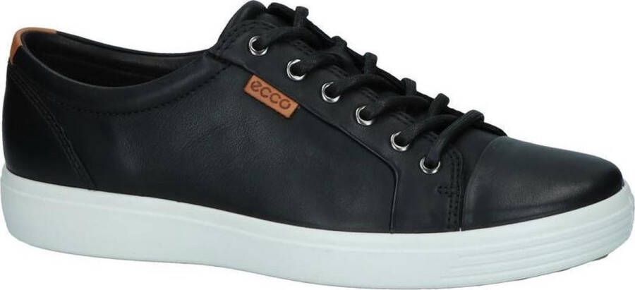 ECCO Soft 7 Heren Veterschoenen Zwart