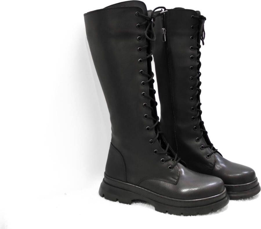 Efrin Mode Efrin Lace-Up Boots Zwart