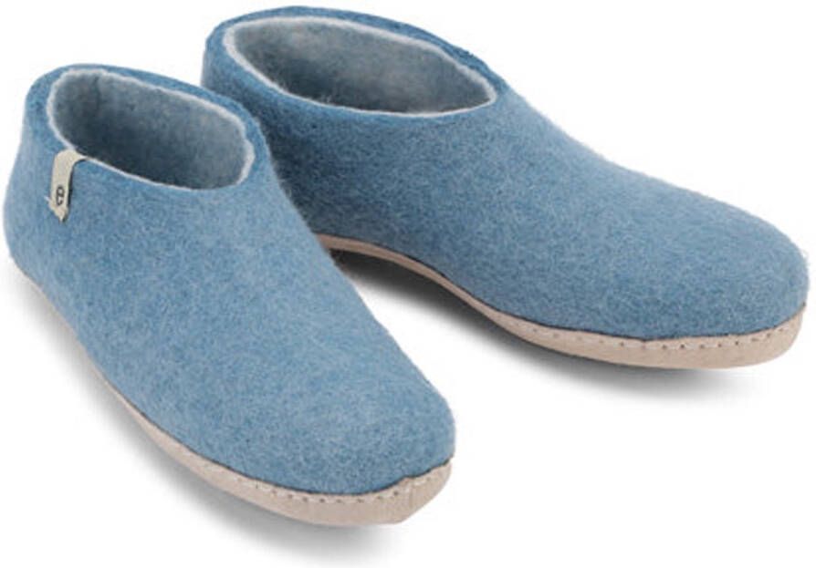 Egos Copenhagen Dames Sloffen Shoe Light Blue