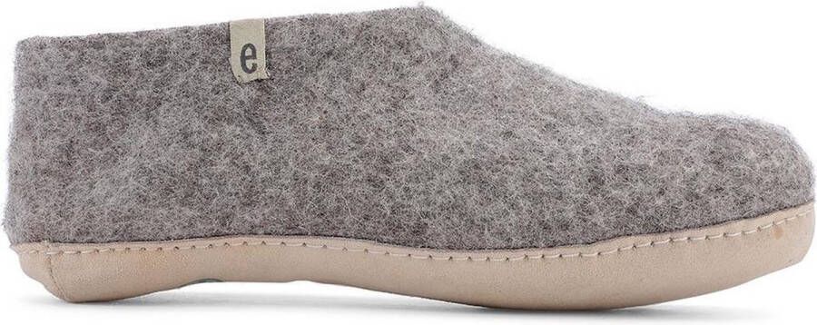 Egos Copenhagen Unisex Sloffen Shoe Natural Grey