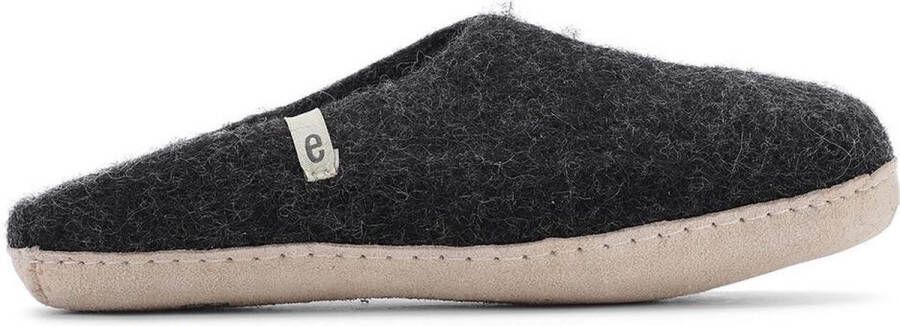 Egos Copenhagen Unisex Sloffen Slipper Black