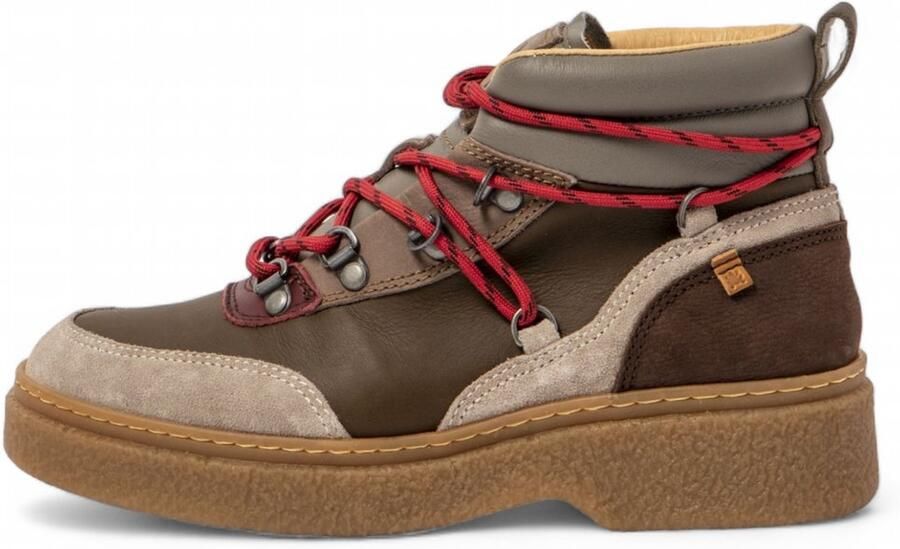 El Naturalista Veelkleurige leren enkellaarsjes N5905