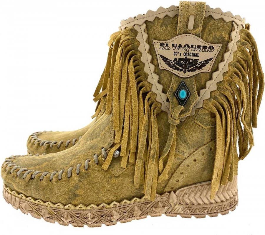 El Vaquero Cloe boots beige combi