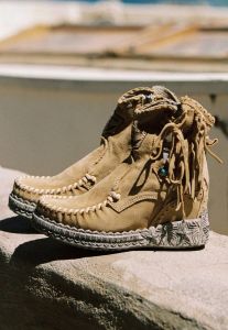 El Vaquero Lola boots beige 40