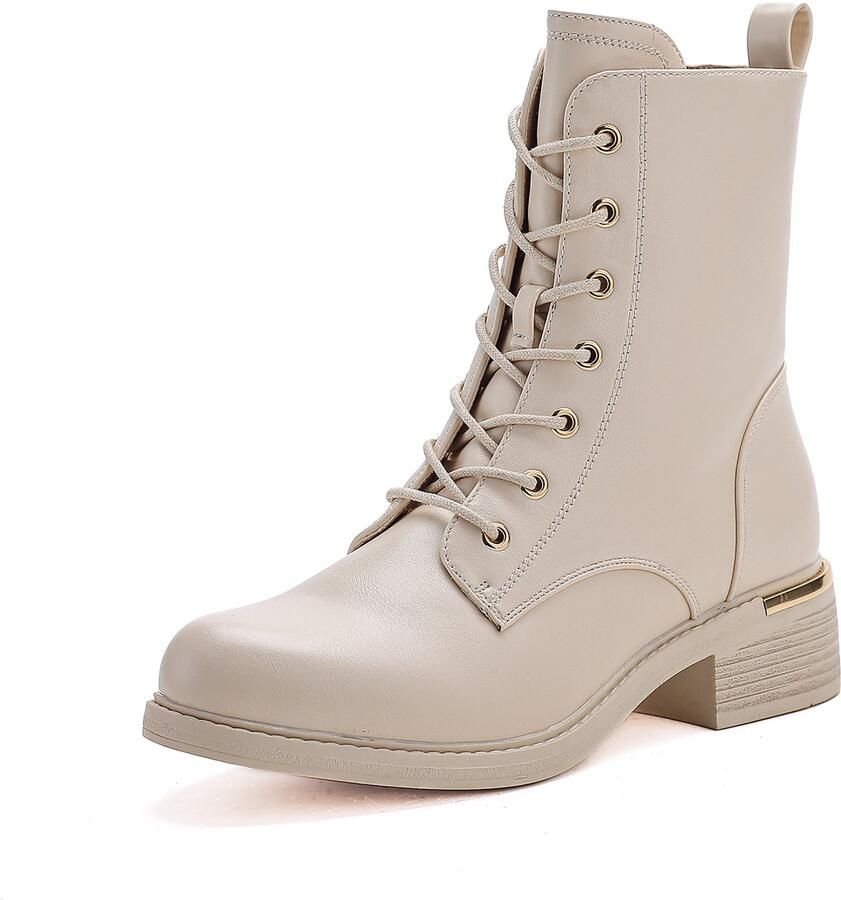 Elara Veterlaarsjes beige - Foto 2
