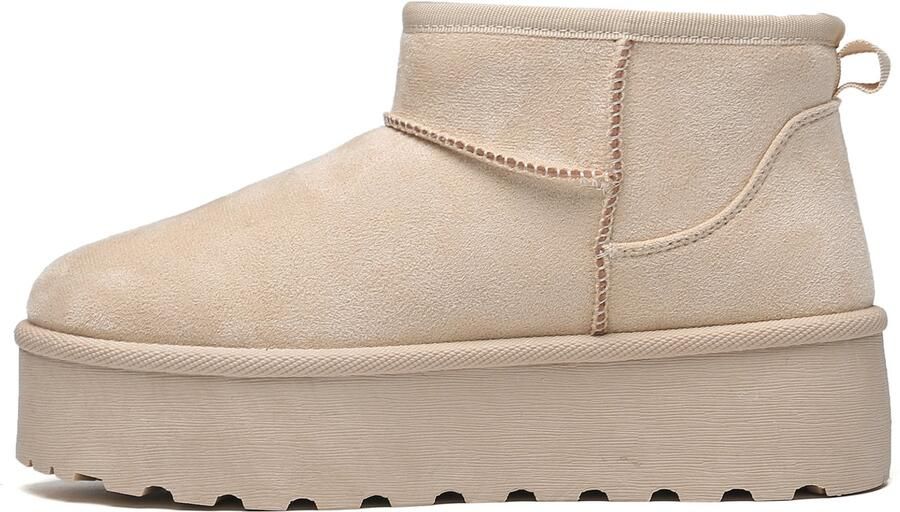 Elara Enkellaarsjes beige - Foto 1