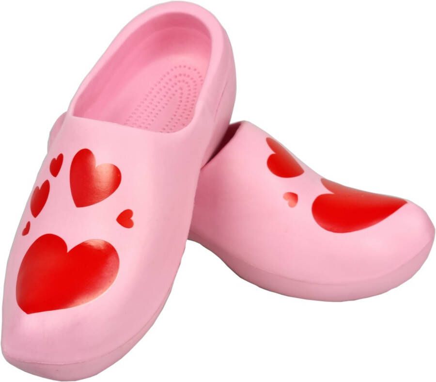 Elcee-Haly Elcee Haly Hollandse kunststof draagklomp – Love edition Roze EVA