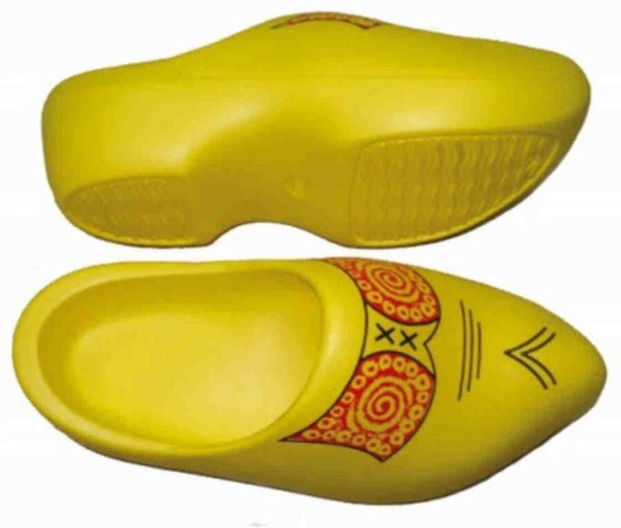 Elcee-Haly Elcee Haly – Hollandse Kunststof draagklomp – Geel met boerenmotief – EVA – - Foto 2