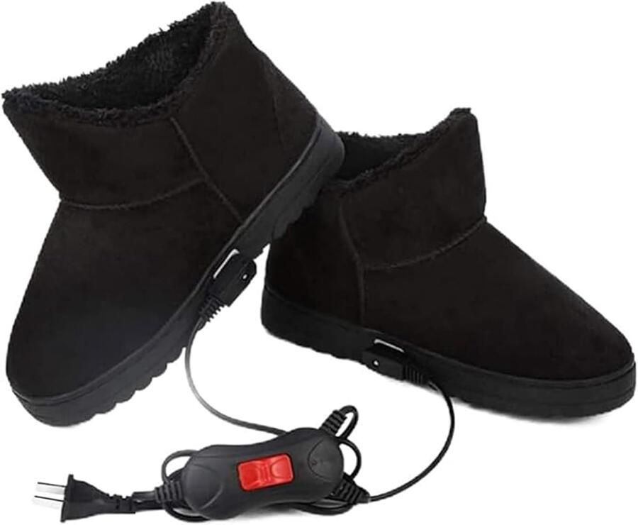 Elektrische verwarmde slippers Elektrische verwar de voetverwarmer Warme schoenen Pluche warmte Winterbescherming USB-verwarming verwarmde schoenen Pluchenschoenen voor nen en Binnen- en buitengebruik