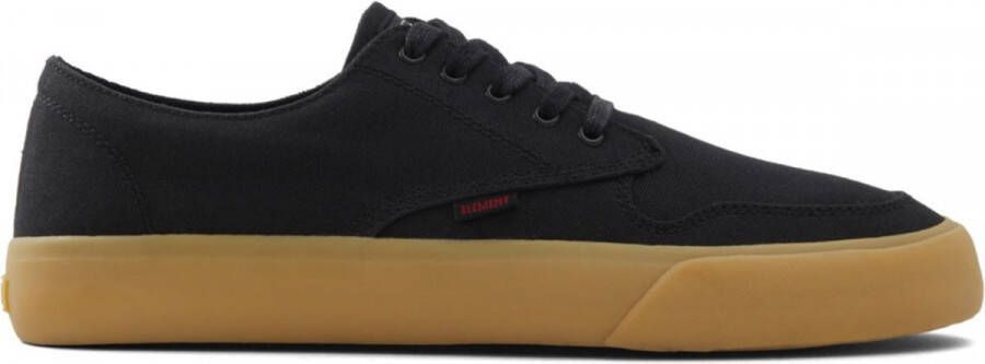 Element Skate Schoenen Zwart gum rood Black Heren