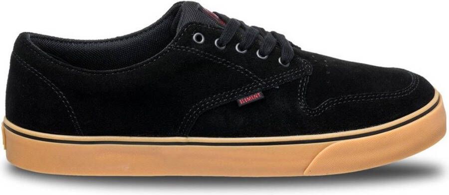 Element Skate Schoenen Topaz C3 Zwart gum rood Black Heren