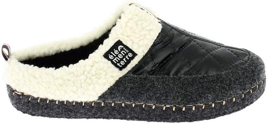 ELEMENTERRE Vrouwelijke gewatteerde vilten pantoffels Élémenterre Oniealaise