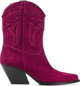 Elena Iachi Enkellaarzen Heren Boots Laarzen Herenkleding Suède E2016 Fuchsia