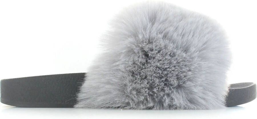 Ella Daisy Pom vilten scuff slipper voor dames