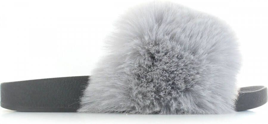 Ella Daisy Pom vilten scuff slipper voor dames