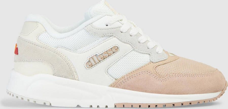 Ellesse NY Dames Sneakers Wit Poeder Roze