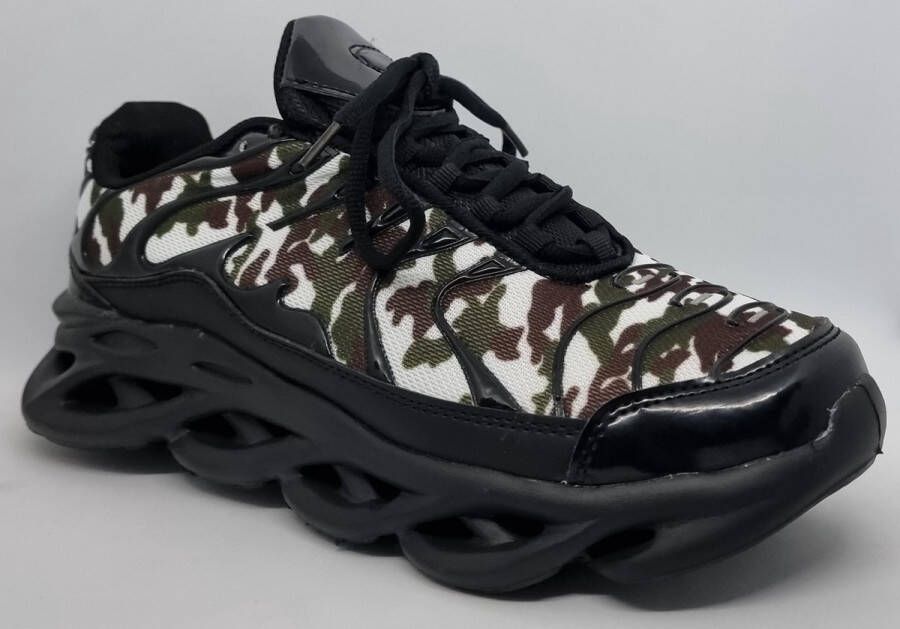 Hitman Schoenen Elong500 Heren Schoenen Heren Sneakers Camo Groen