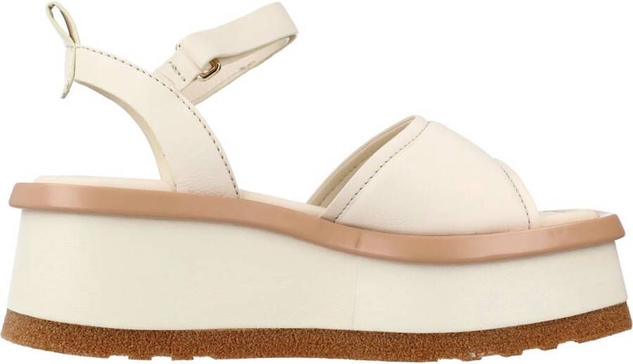 Elvio Zanon High Heel Sandals Black Beige Dames