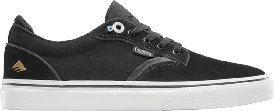 Emerica Dickson Schoenen Black white gold