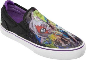 Emerica Wino G6 Slip-On X Dinosaur JR Sneakers Black Purple