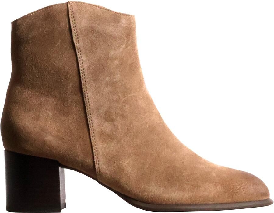 Emilie Karston Maple leren enkellaarsjes