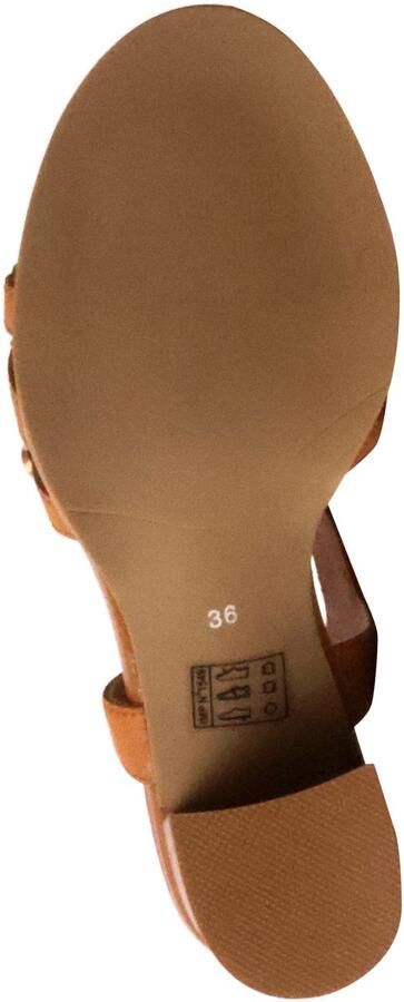 Emilie Karston Leren sandalen met hak model Aicha