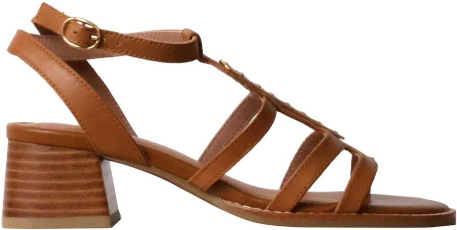Emilie Karston Leren sandalen met hak model Catalina - Foto 2