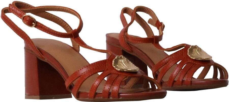 Emilie Karston Leren sandalen met hak van Emelie Karston Callista