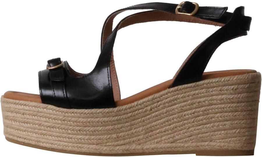 Emilie Karston Sandales Compensées en cuir Napolie - Foto 2