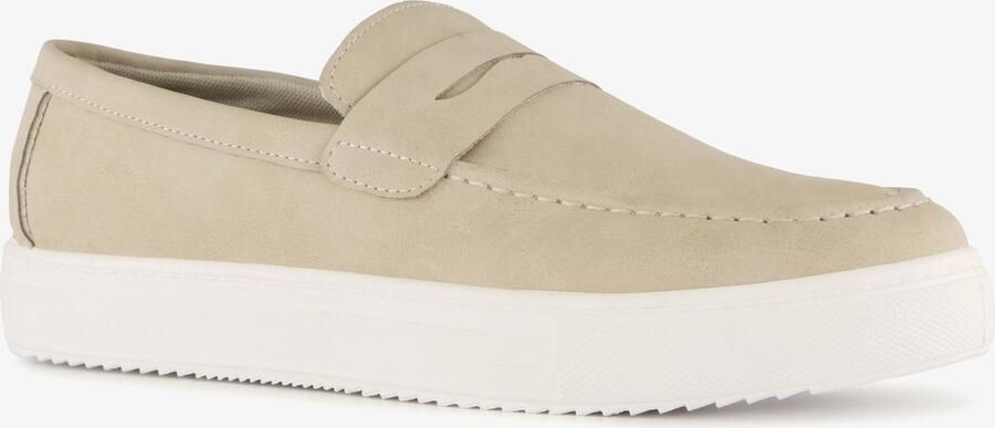 Emilio Salvatini heren instappers beige Extra comfort Memory Foam