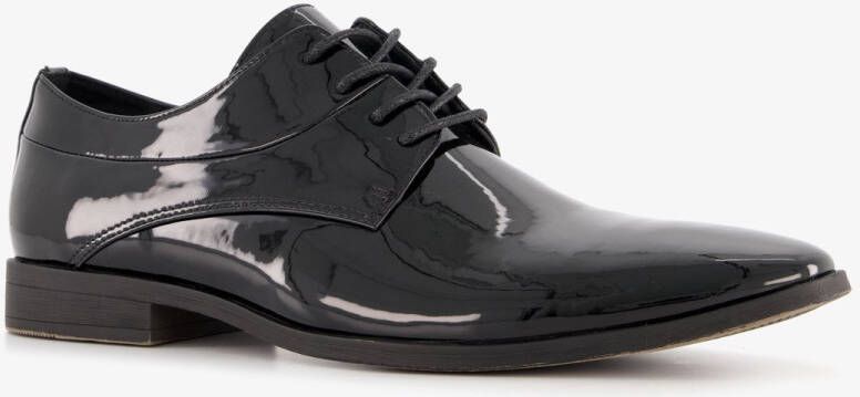 Emilio Salvatini heren lak veterschoenen zwart