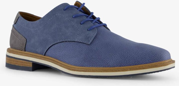 Emilio Salvatini heren veterschoenen blauw
