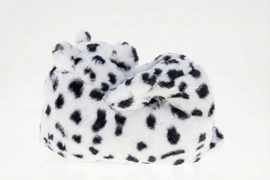 Emojishop Grappige pantoffels Beren sloffen Zwart wit One size fits all t m 38 voor Kinderen en Beer Pantoffel Pluche dierenpantoffels zachte binnenschoenen Sloffen en Pantoffels