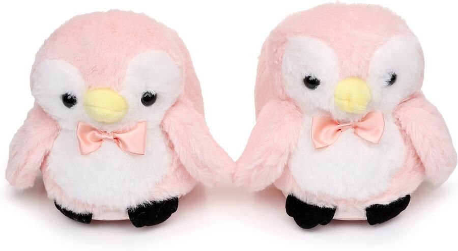 Emojishop Grappige pantoffels pinguïn sloffen One size fits all t m 42 voor Kinderen en Pantoffel dierensloffen Pluche dierenpantoffels zachte binnenschoenen Sloffen en Pantoffels - Foto 2