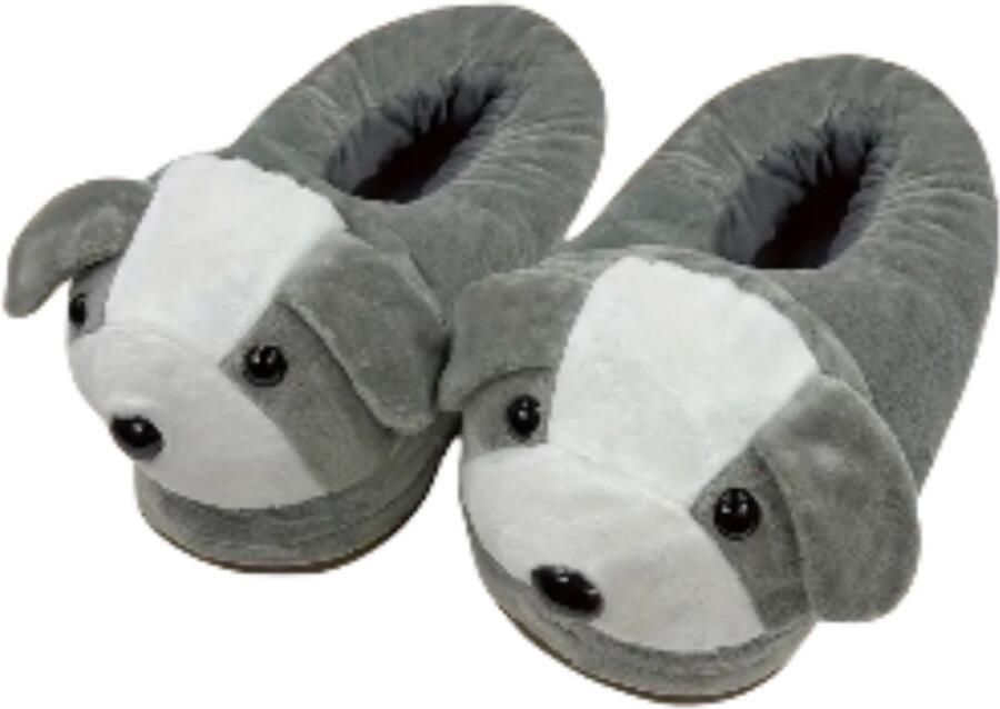 Emojishop Grappige pantoffels Schattige honden sloffen One size fits all t m 38 voor Kinderen en Pantoffel dierensloffen Pluche dierenpantoffels zachte binnenschoenen Sloffen en Pantoffels