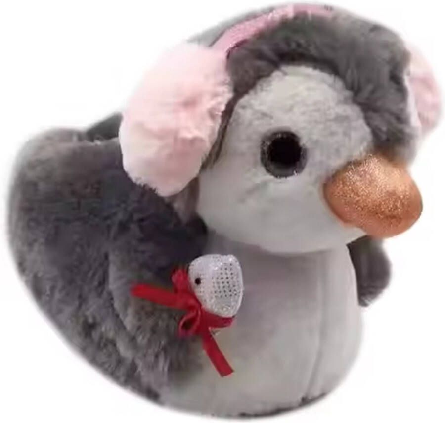 Emojishop Grappige pantoffels pinguïn sloffen One size fits all t m 42 voor Kinderen en Pantoffel dierensloffen Pluche dierenpantoffels zachte binnenschoenen Sloffen en Pantoffels