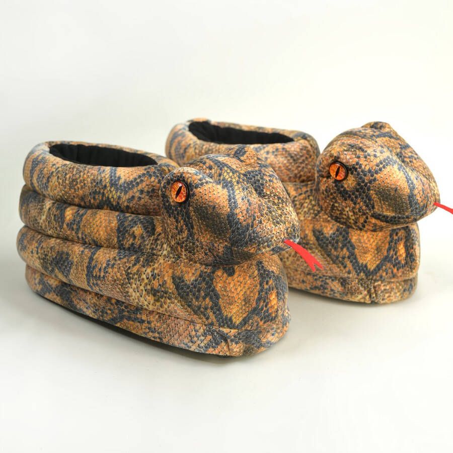Emojishop Grappige pantoffels Slangen sloffen One size fits all t m 40 voor Kinderen en Slangen Pantoffel Zachte binnenschoenen Dieren Sloffen en Pantoffels