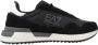EA7 Emporio Armani Sneakers van een mix van leer en textiel model 'VINTAGE RUNNING' - Thumbnail 1