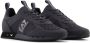 Emporio Armani EA7 Zwarte Sneakers met Reflecterende Details Black Heren - Thumbnail 1