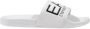 Emporio Armani EA7 Gedessineerde PVC Slippers voor Mannen White Heren - Thumbnail 1
