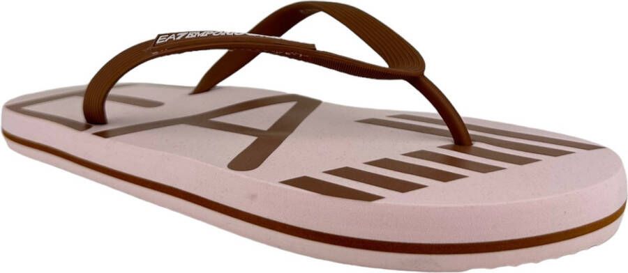 Emporio Armani Ea7 Heren Slippers Bruin XCQ004-XK196 T571