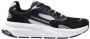 Emporio Armani Cusher Sonic Mix sneaker van suède met mesh details - Thumbnail 1