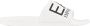 Emporio Ar i EA7 Witte polyethyleen sandalen met sband White - Thumbnail 1