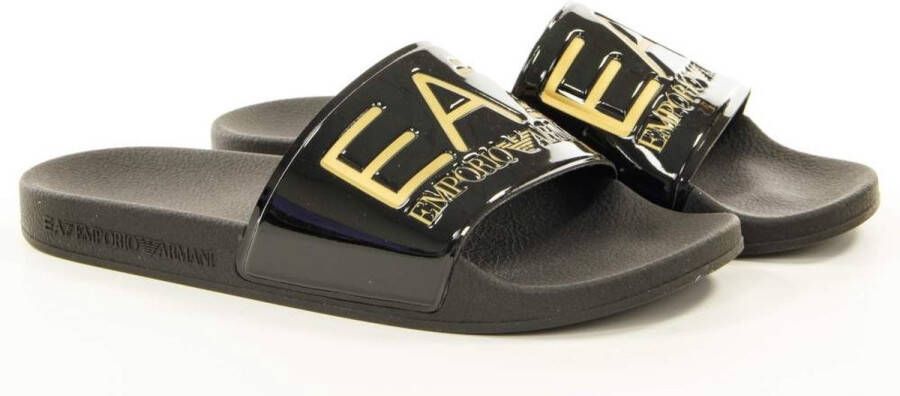 Emporio Ar i EA7 Stijlvolle en comfortabele Xcp001 Xcc22 slippers Black