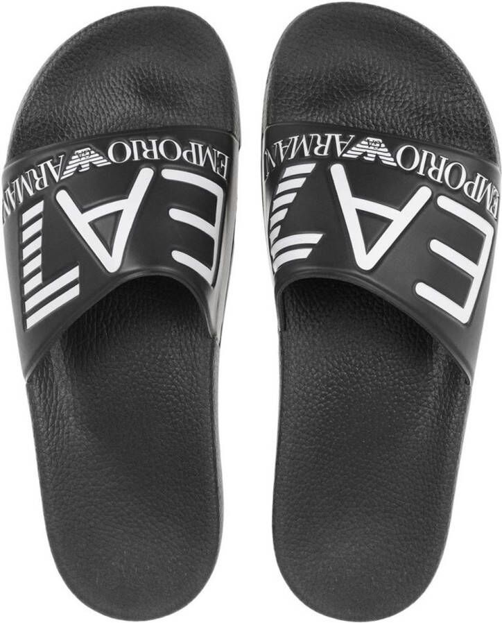 Emporio Ar i EA7 Stijlvolle en comfortabele Xcp001 Xcc22 slippers Black