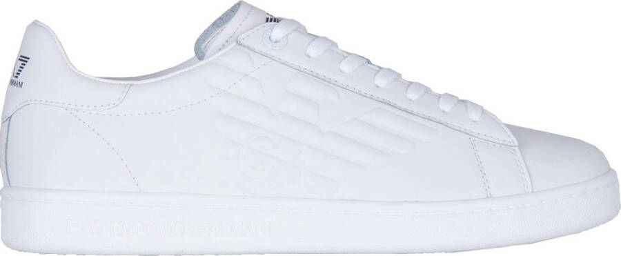 Emporio Armani EA7 Witte sneakers geïnspireerd op sportkleding White Heren